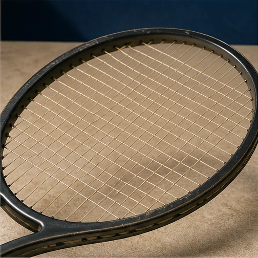 Project-owned synthetic racket portrait for fictional player Iko Marin